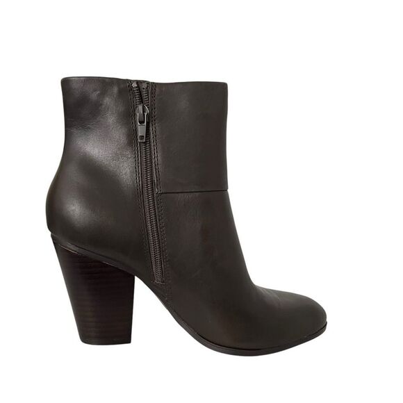 Nine West Brown Hisway Natural Le Booties NEW - Picture 2 of 6